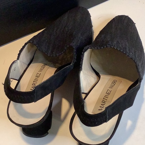 Martinez Valero Woven Black Slingback Size 7 - Picture 5 of 11